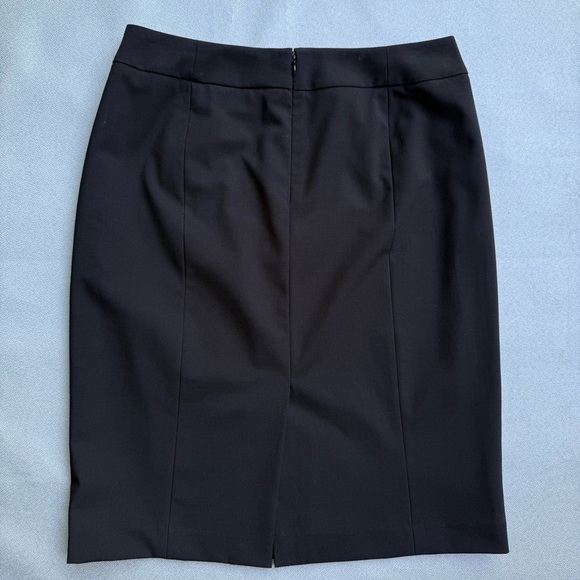 Calvin Klein Pencil Skirt Women’s 8 Fully Lined Stretch Black Tailored Formal - Picture 4 of 5